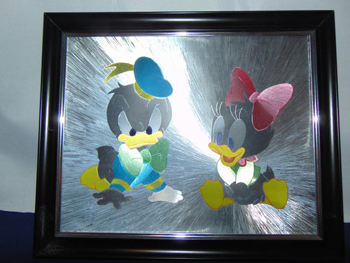 Disney Foil Art (Baby Donald Duck and Baby Daisy)