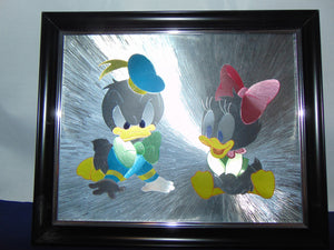 Disney Foil Art (Baby Donald Duck and Baby Daisy)