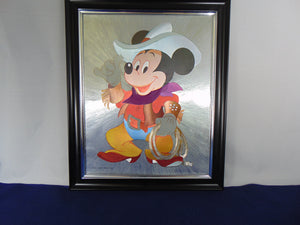 Disney Foil Art (Mickey Mouse Cowboy)